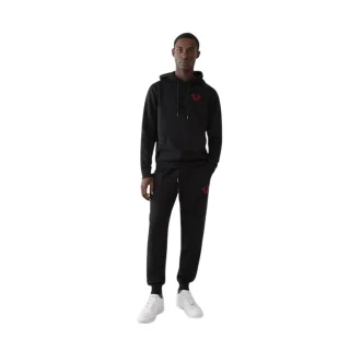 True Religion - Hoodie zum Überziehen für Herren (Schwarz)