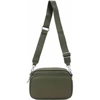 ITALYSHOP24 Schultertasche Damen Tasche Crossbody Handytasche, als Schultertasche, Crossover, Umhängetasche tragbar