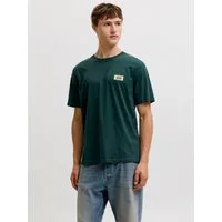 Jack & Jones Rundhalsshirt JJRUSH TEE SS CREW NECK SN Baumwolle, regular fit