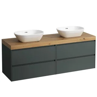 Laufen Waschtischunterschrank und Waschtisch-Platte LANI 495x1570x580 H4065941122661