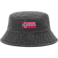 Neverless Fischerhut Anglerhut mit Print Discover Baumwolle Bucket Hat Herren Damen