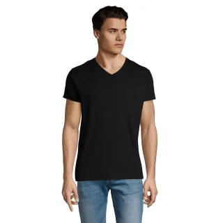 SOLS - "Imperial" T-Shirt V-Ausschnitt für Herren (Schwarz)