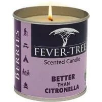 FEVER-TREE Duftkerze Duftkerze Beeren gegen Fliegen Mücken Stechmücken 30 Std.