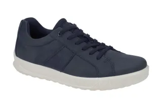 Ecco BYWAY 50159451117 Herrensport-Halbschuhe Nachtblau Nubuck-Fu?bett Flexibel
