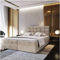 Masseno Boxbett GLOS 160x200 cm mit Bonell Matratze und Topper