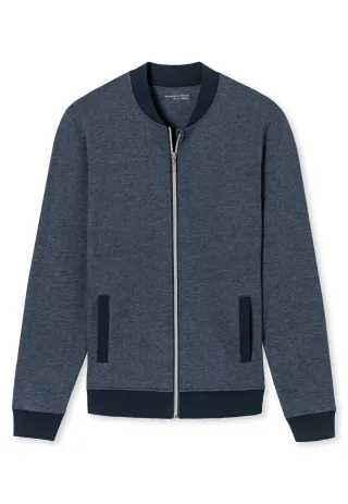 SCHIESSER - Jacke dunkelblau-gem. - Gr. - 56