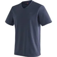 Maier Sports T-Shirt Wali Herren Kurzarmshirt, leichtes Sommer Funktionsshirt, V-Ausschnitt