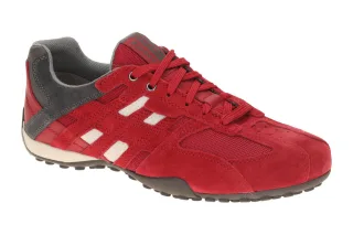 Geox U4207K Snake uomo k Sneaker rot/grau wasserdicht atmungsaktiv
