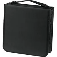 Hama DVD-Hülle CD Tasche, mit Hüllen zur Aufbewahrung von 208 CDs, DVDs und Blue-Rays