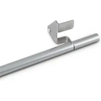 Bestlivings Klemmstange "EASY", Ø 10 mm, 1-läufig, ausdrehbar, ohne Bohren, geklemmt, Metall, für Bistrogardinen, Scheibengardinen, Dekoschals oder saisonale Deko