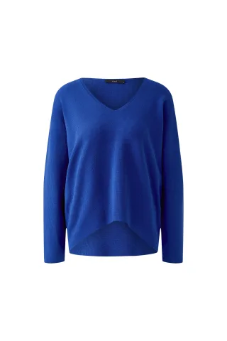 Oui - FREYJA Pullover royal blue - Gr. - 34