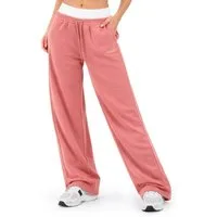 Smilodox Jogginghose Yelin, Trainingshose Damen Oversized Fit Wide-Leg mit Tunnelzug Elastischer Bund, Kordelzug, Weites Bein, Dezentes Logo, Freizeit