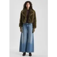 QS Weite Jeans Jeans-Hose CATIE QS x Vanessa Mai, Jeans Catie / Loose Fit / Mid Rise / Super Wide Leg