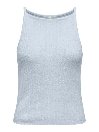 ONLY - ONLMIAMI SL STRAP TOP CC KNT Ballad Blue - Gr. - S