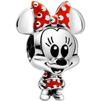 Pandora Charm-Einhänger 798880C02*, Disney, Minnie Maus, Kleid, Rot