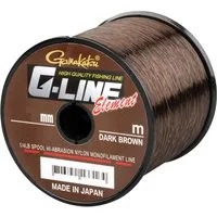 Gamakatsu Angelschnur Gamakatsu G-Line Element Dark Brown 0,33mm 7,9kg - 1160m Monoschnur, (1160-St)