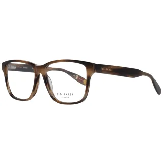 Ted Baker Square Herren Braun Horn Beige Brille