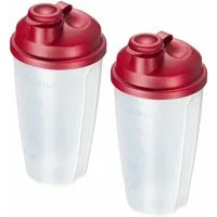 WESTMARK Dressing Shaker Set, mit Mess-Skala, Mix- und Schüttelbecher, inkl. Mixscheibe, PP, PE