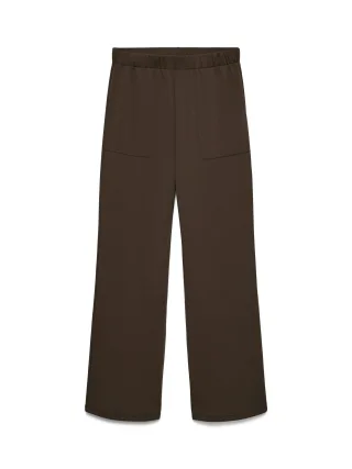 VERO MODA - VMBELLIS MW STRAIGHT PANT BOO Chocolate Torte - Gr. - 34
