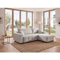 OTTO home Ecksofa Bella L-Form, B: 234 cm - OTTO. Verlässliche Qualität., Ecksofa,Schlaffunktion,Bonnelfederkern,Rückenkissen