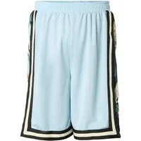COLUCCI Shorts Short Colucci Signature Basketball Mesh Kontrastierende Seitenstreifen mit durchgehendem Signature-Muster