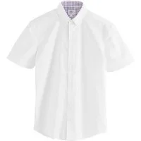 Next Kurzarmhemd Oxford-Kurzarmhemd mit Stretch (1-tlg)