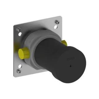 Keuco IXMO Grundkörper 59556000170 für Unterputz-2-Wege-Umstellventil mit Schlauchanschluss, Einbautiefe 80-110mm, für 2 Verbraucher