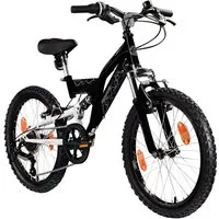 Galano Mountainbike FS180, 6 Gang, Kettenschaltung, 20 Zoll Kinderfahrrad ab 6 Jahre 120-135 cm für Mädchen und Jungen
