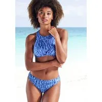 Elbsand Crop-Bikini-Top Letra, mit tollem Wording