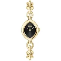 BOSS Quarzuhr FIORA 1502838, Armbanduhr, Damenuhr, Edelstahlarmband, analog