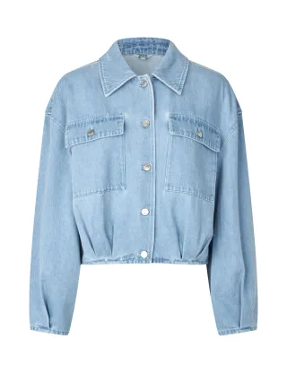 mbym - Jeansbluse - Geviva-M blau - Gr. - XS