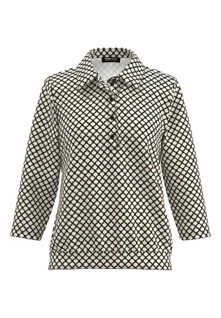FRANK WALDER - Shirt NOS mit Knopfleiste - Gr. - 42