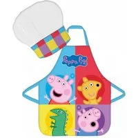 Peppa Pig Kochschürze Wutz Kinder Rainbow Malschürze Kindergarten Backset