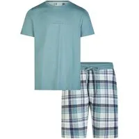 Phil & Co. Shorty Herren Pyjama kurz (2 tlg) Modisches Design