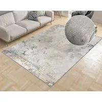 OTTO home Teppich Hamar, rechteckig, Höhe: 8 mm, weiche Haptik, Marmor-Optik, modernes Design, Wohnzimmer