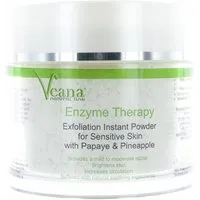Veana Gesichtspeeling Veana Enzyme Peeling Pulver (100g) für ca. 50 Gesichts- Anwendungen mit Papaya und Ananas, hautklärend, porentiefe Hautreinigung, auch bei Akne