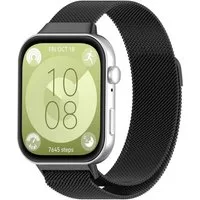 Wigento Smartwatch-Armband Milanese Metall Magnetverschluss Huawei Watch Fit 5 4 / 5 4 Pro / 3, Milanese Edelstahlarmband mit Magnetverschluss