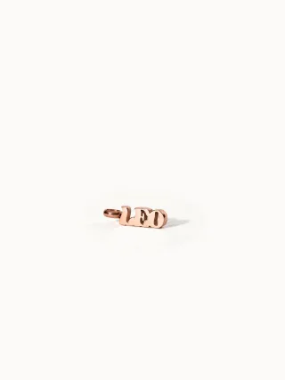 PURELEI Leo Letter Charm