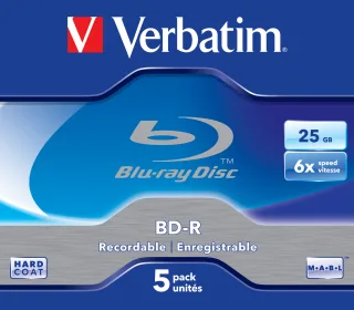 Verbatim 5 x BD-R | 43715 | 25 GB 6x - Jewel Case (Schachtel)