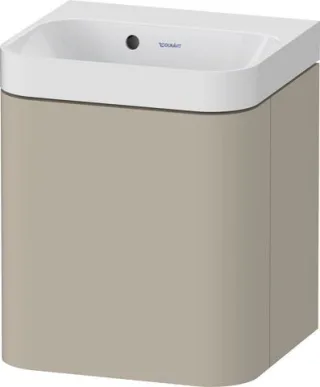 Duravit Happy D.2 Plus c-shaped Set wandhängend Taupe 400x360x480 mm - HP4344N60600000 HP4344N60600000