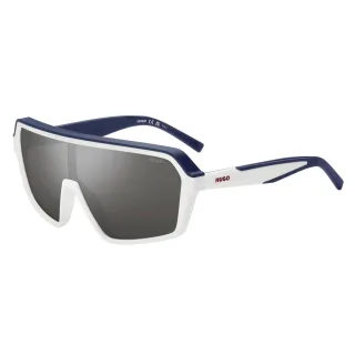 Hugo - Schutzschild-Sonnenbrille für Herren (Weiß/Blau)