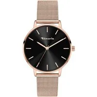 Tamaris Quarzuhr TT-0061-MQ, Armbanduhr, Damenuhr, Edelstahlarmband, analog