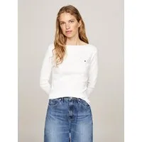 Tommy Hilfiger 3/4-Arm-Shirt NEW CODY BOAT-NECK Baumwolle, U-Boot-Ausschnitt, Slim Fit