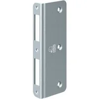 BASI Winkelschließblech Reparaturschließblech, (Packung), für Zimmertüren, DIN R/L, abgerundet, Maße 160x60x20x2 mm