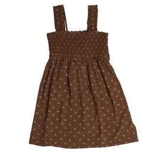 Gerafftes Trägerkleid 813625 für Mädchen