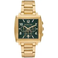 MICHAEL KORS Chronograph RHYS MK9229, Quarzuhr, Armbanduhr, Herrenuhr, Edelstahlarmband, analog, Tag