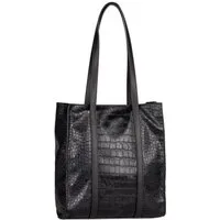 Gabor Shopper Elfie, Damen Schultertasche mit einem Logo Rubber Patch
