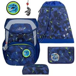 Belmil Schulranzen-Set MAXI 4tlg Dinosaurier "T-Rexy"