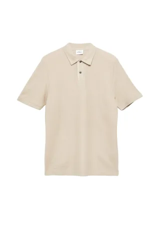 s.Oliver - Polo-Shirt beige - Gr. - M