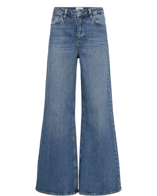 Nümph - NUPISA HR WIDE JEANS - S3013 medium blue denim - Gr. - 34